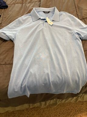 NWT Men's Light Blue Polo Shirt